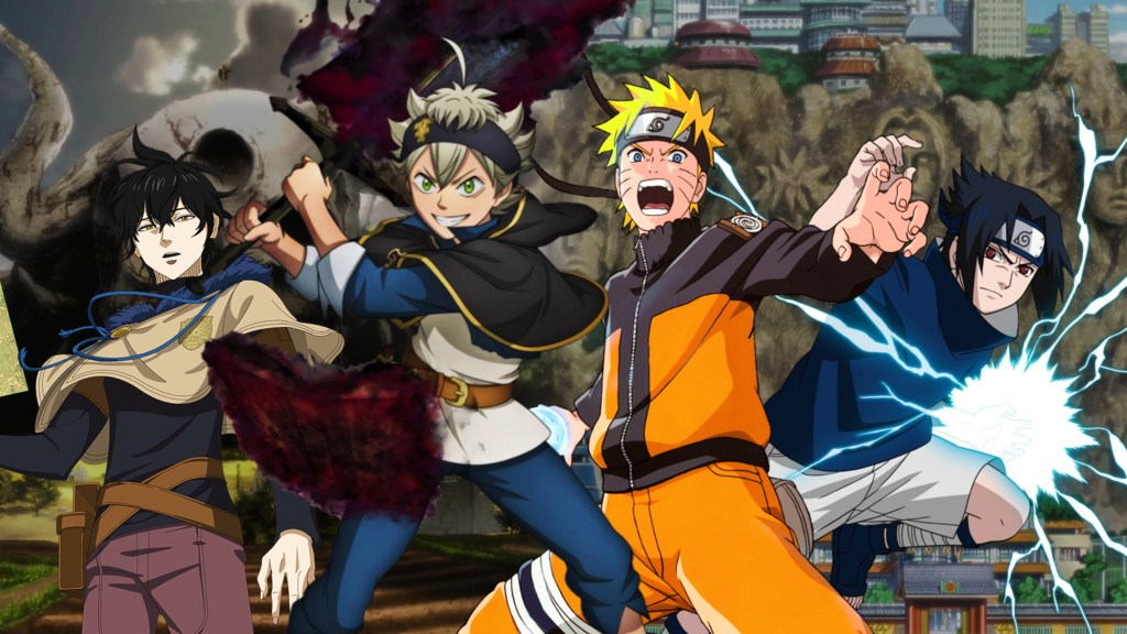 black clover and naruto